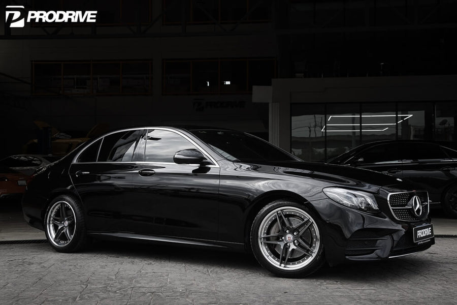HRE S107 forged wheel on Mercedes Benz E Class