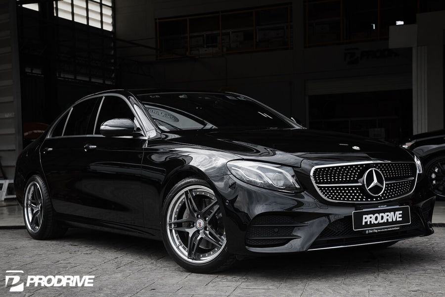 HRE S107 forged wheel on Mercedes Benz E Class