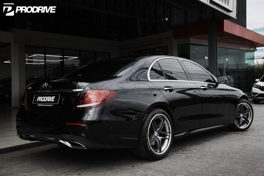 HRE S107 forged wheel on Mercedes Benz E Class