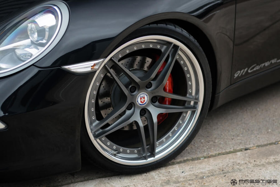 HRE S107 forged wheel on Porsche 991 Carrera S