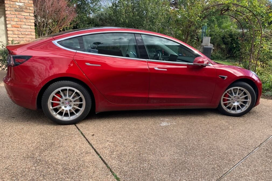 HRE 303M forged wheel on Tesla Model 3