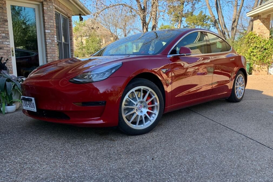 HRE 303M forged wheel on Tesla Model 3