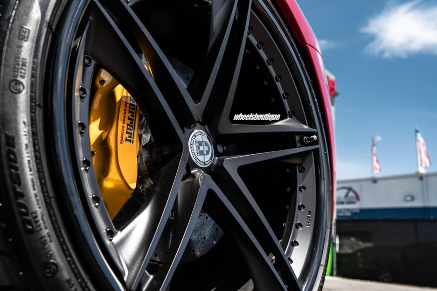HRE S207 forged wheel on Ferrari 458