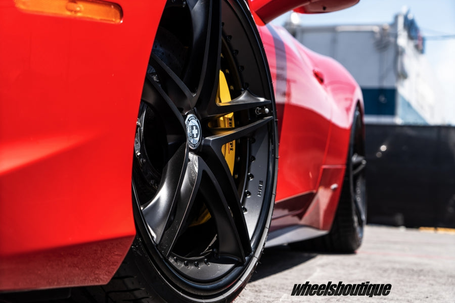 HRE S207 forged wheel on Ferrari 458