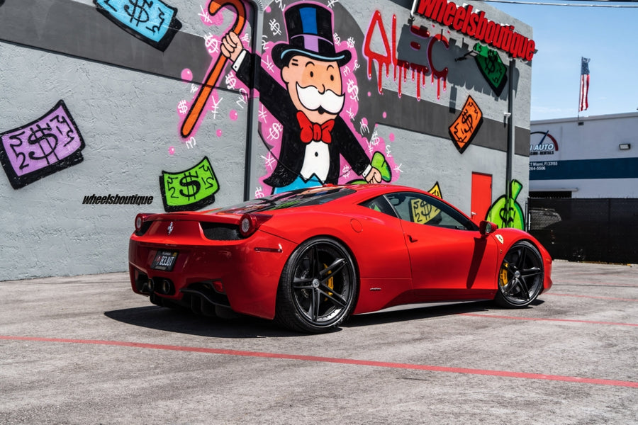 HRE S207 forged wheel on Ferrari 458