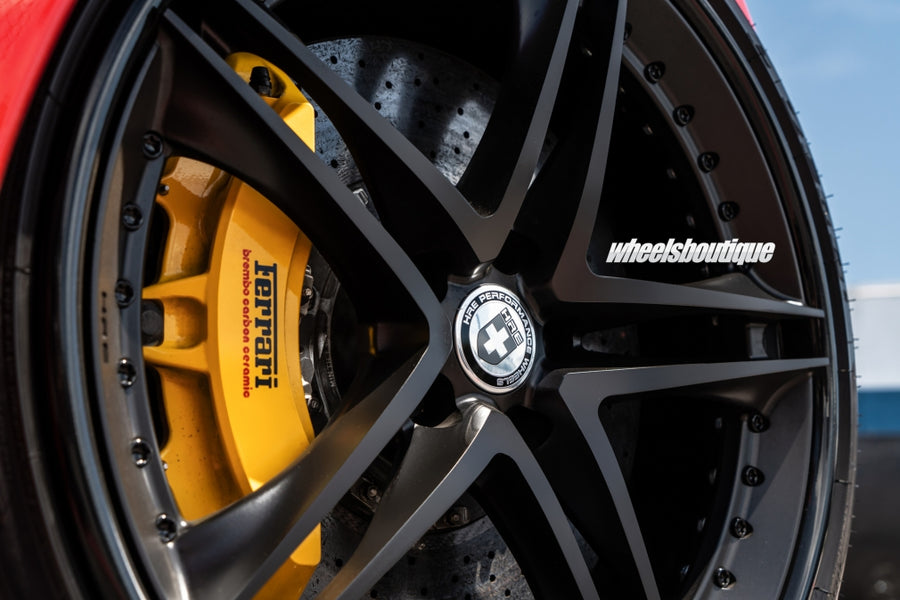 HRE S207 forged wheel on Ferrari 458