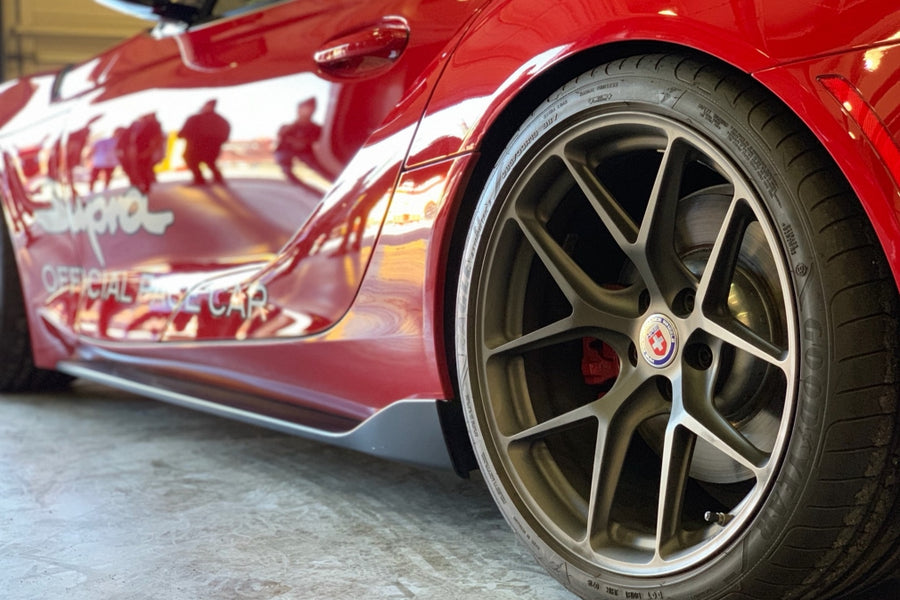 HRE R101 forged wheel on Toyota Supra