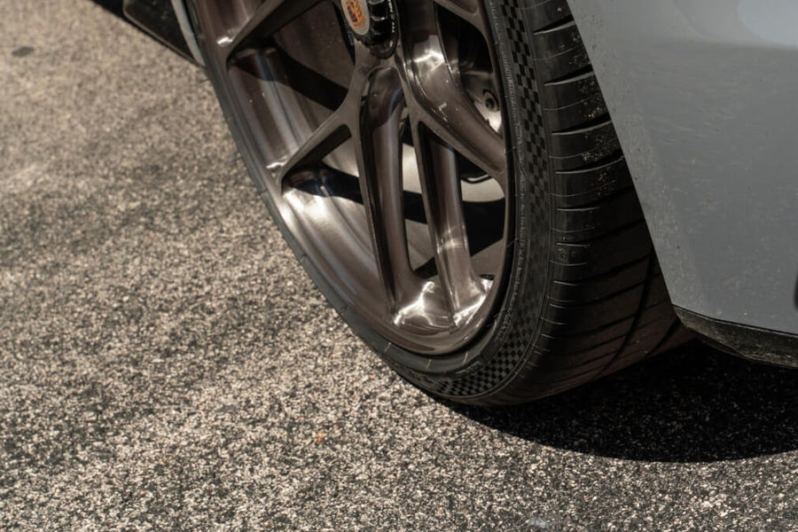 HRE R101 Lightweight forged wheel on Porsche 992 Turbo S Cabriolet