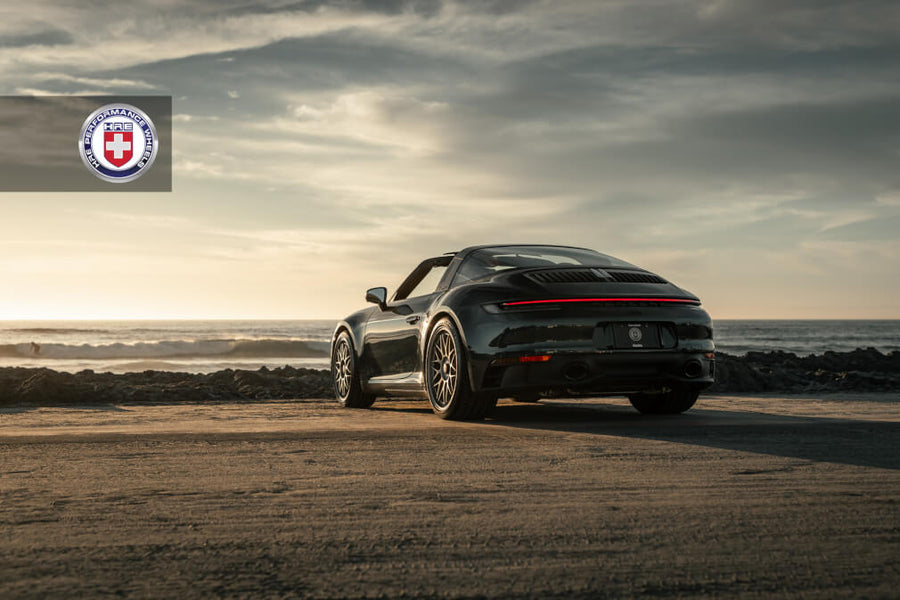 HRE 300 GTS forged wheel on Porsche 992 Targa GTS