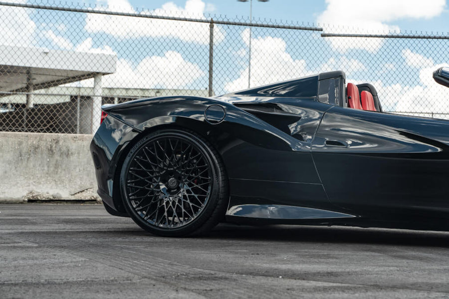 HRE 501M forged wheel on Ferrari F8 Spider