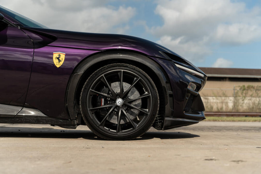 HRE P204 forged wheel on Ferrari Purosangue Viola Hong Kong