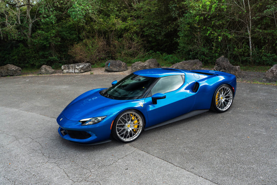 HRE 520M forged wheel on Ferrari 296 GTB