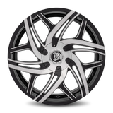 Diablo Hurricane HUR 24x10 +35mm Gloss Black Milled