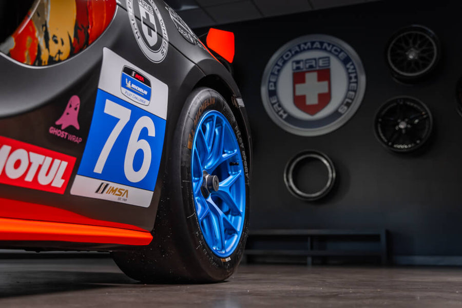 HRE R161 Lightweight forged wheel on Mclaren 570S GT4