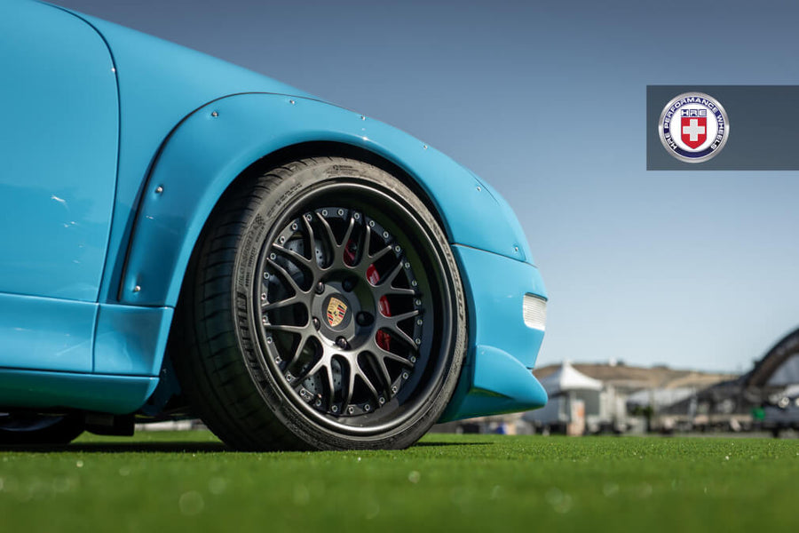 HRE C100 forged wheel on Porsche 993 RSR