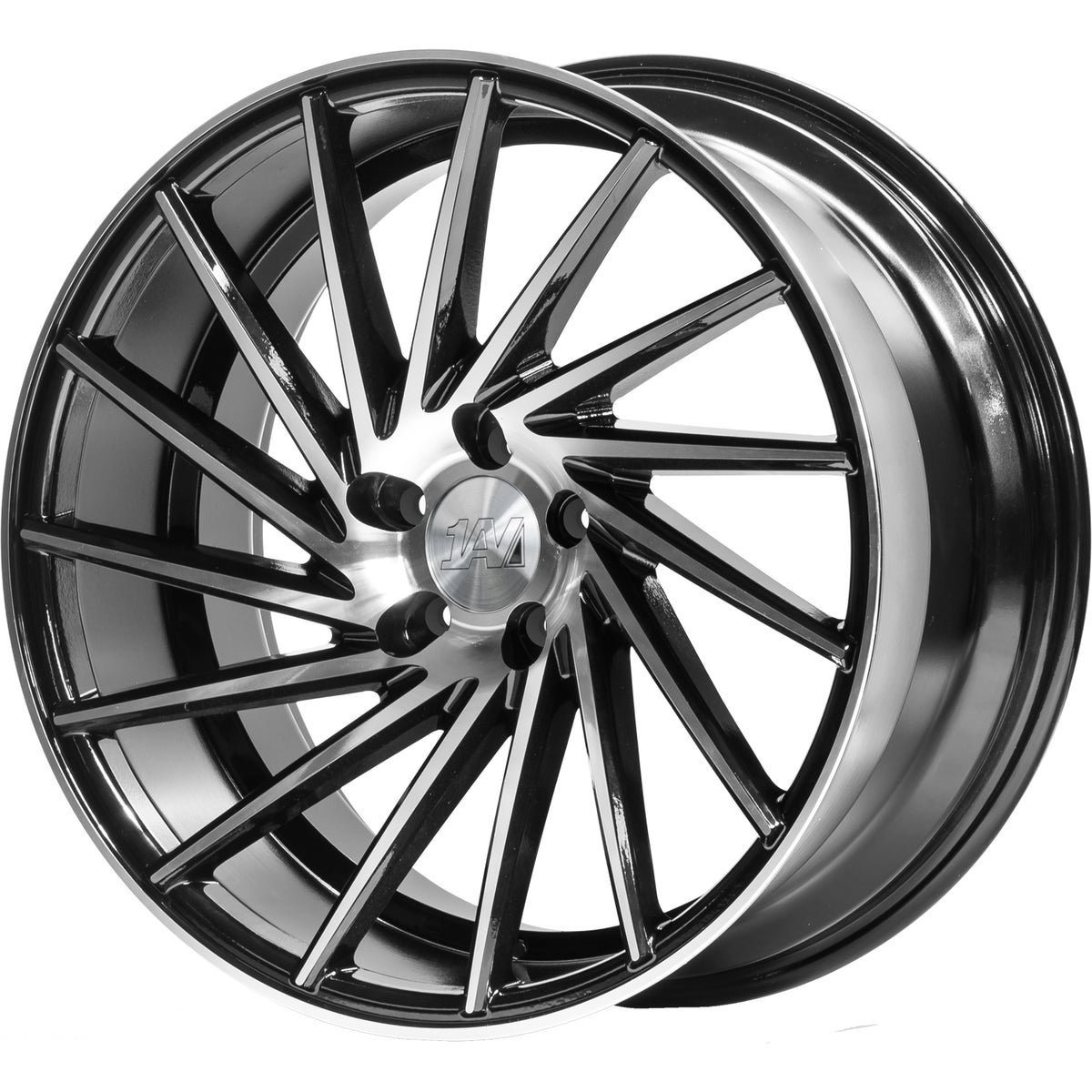 1AV ZX1 Black Machined Wheel