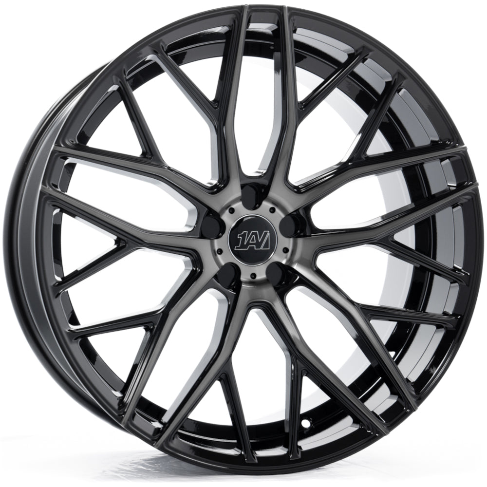 1AV ZX11 Black Machined Wheel