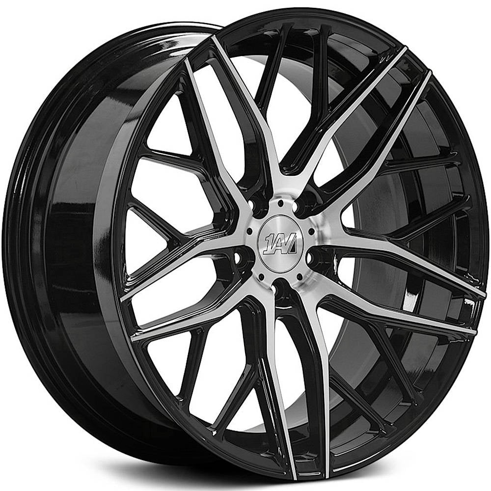 1AV ZX11 Black Machined Wheel