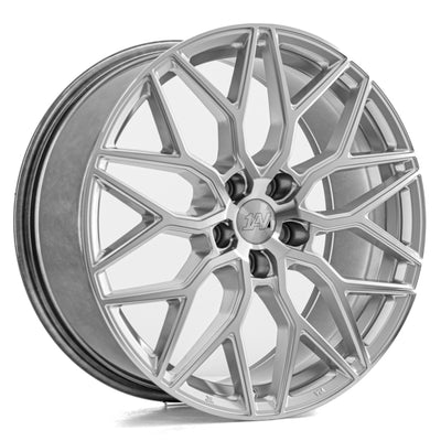 1AV ZX12 Silver Machined Wheel