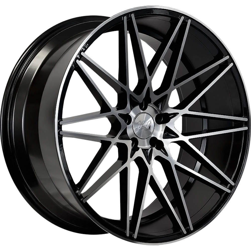 1AV ZX4 Black Machined Wheel