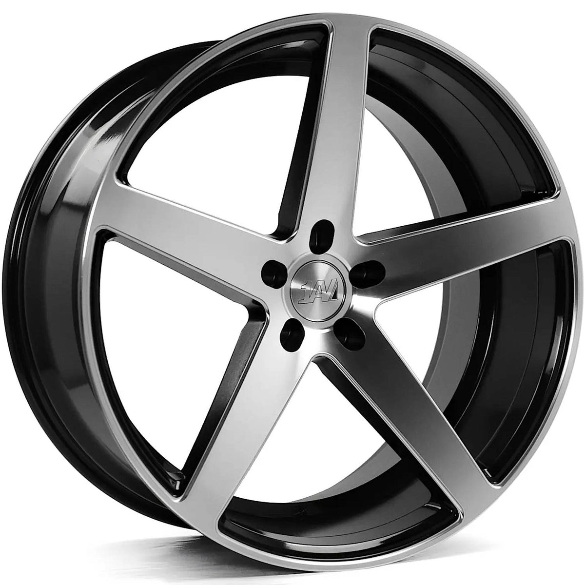 1AV ZX9 Black Machined Wheel