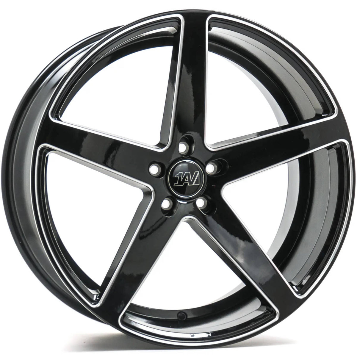 1AV ZX9 Black Milled Wheel
