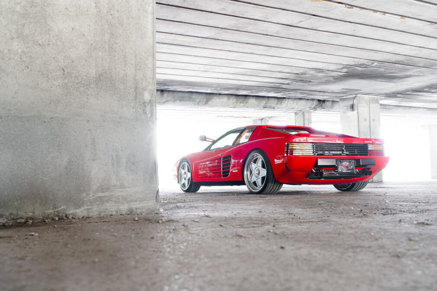 HRE 505M forged wheel on Ferrari Testarossa