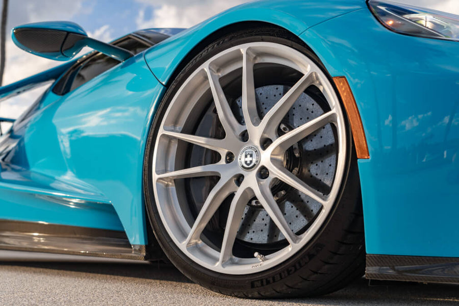 HRE P104 forged wheel on Ford GT