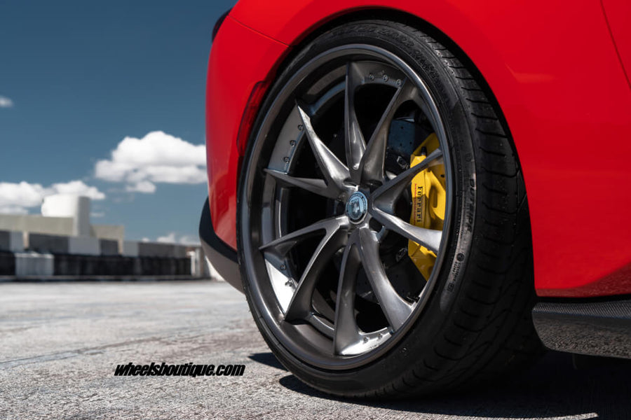 HRE S204 forged wheel on Ferrari Portofino