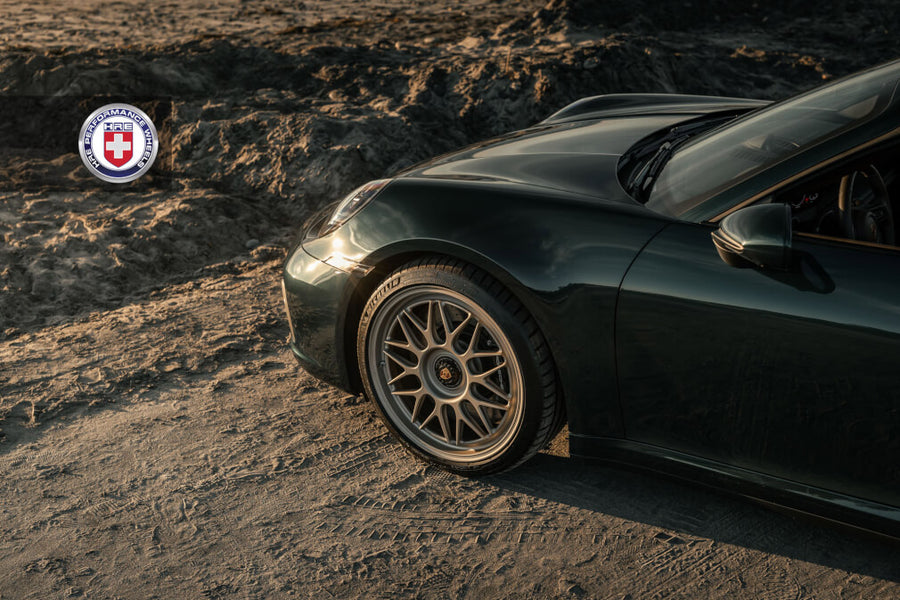 HRE 300 GTS forged wheel on Porsche 992 Targa GTS