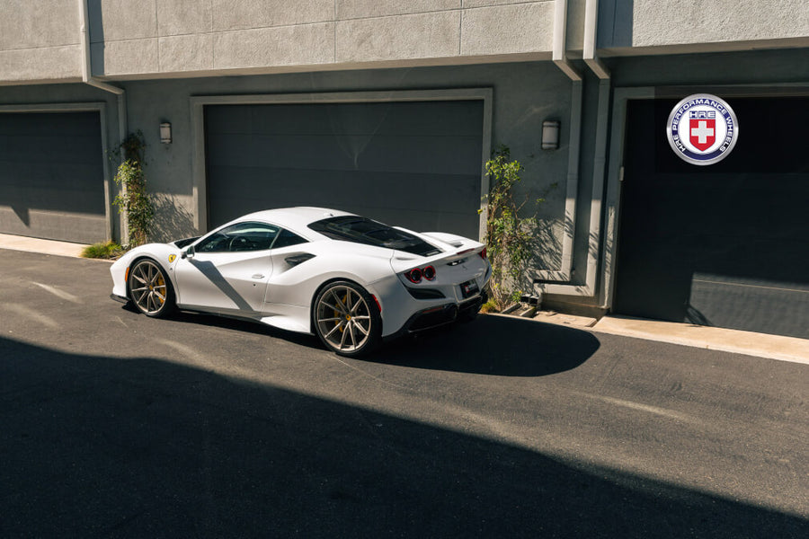 HRE P104SC forged wheel on Ferrari F8