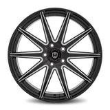 Curva C49 20x9 +35mm Black with Milled Spokes
