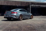 2018 Mercedes-AMG C63 S on Ferrada CM2 Brushed Bronze with Polished Outer Lip