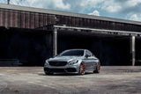 2018 Mercedes-AMG C63 S on Ferrada CM2 Brushed Bronze with Polished Outer Lip