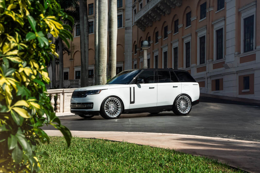 HRE S209H forged wheel on White Range Rover