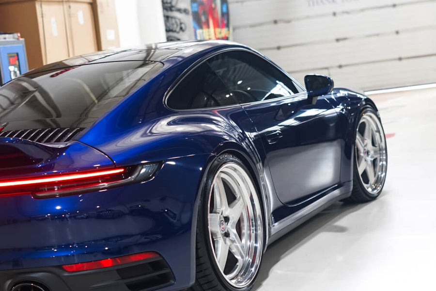 HRE 527 forged wheel on Porsche 992 911 Carrera S