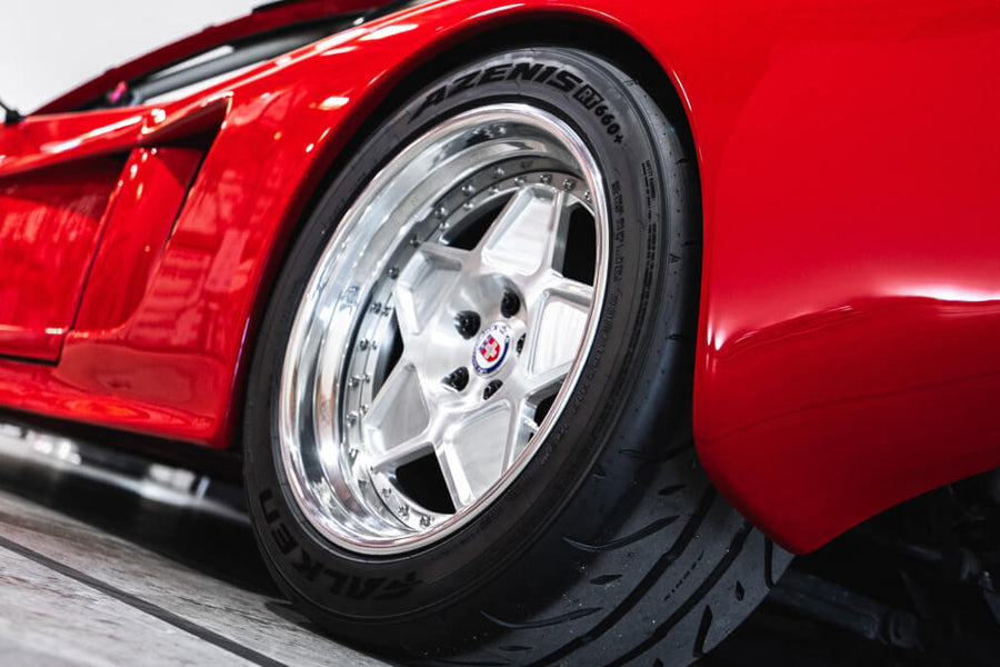 HRE 505 forged wheel on Ferrari 512 Testarossa Koenig Specials