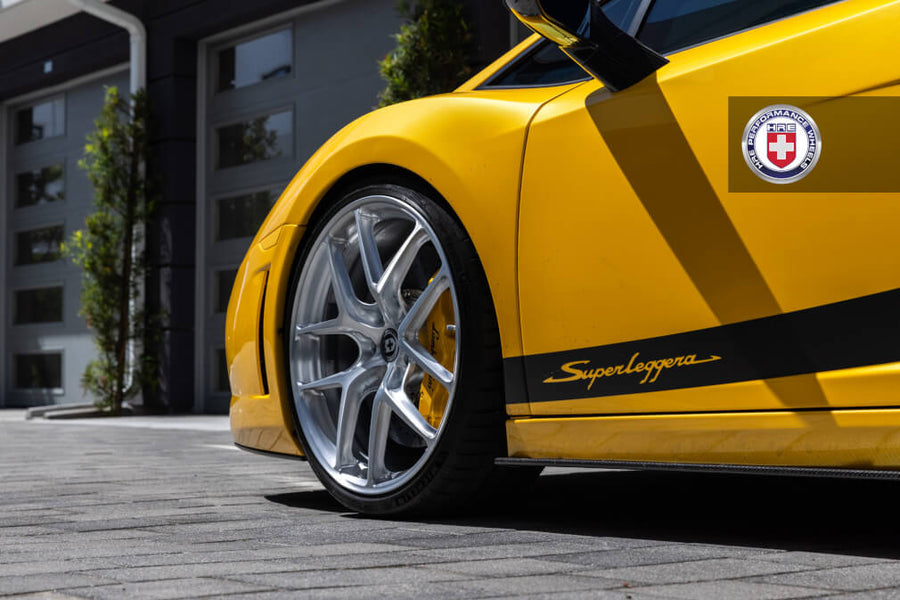 HRE R101 Lightweight forged wheel on Lamborghini Gallardo Superleggera