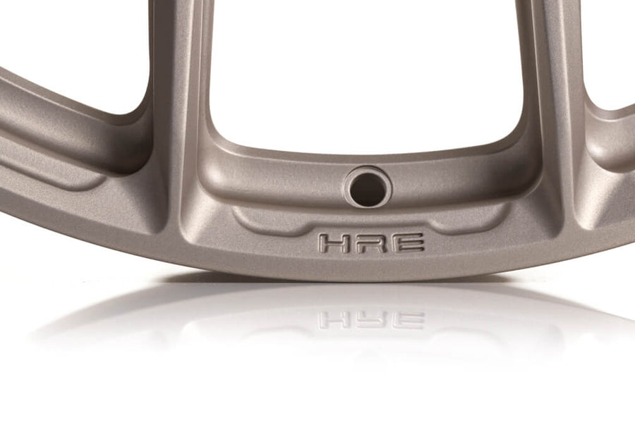 HRE P101SC forged wheel on HRE P101SC IN Satin White Gold
