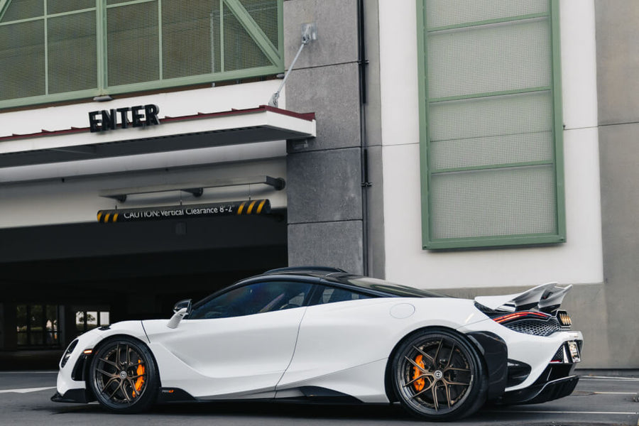 HRE HX101 forged wheel on Mclaren 765LT