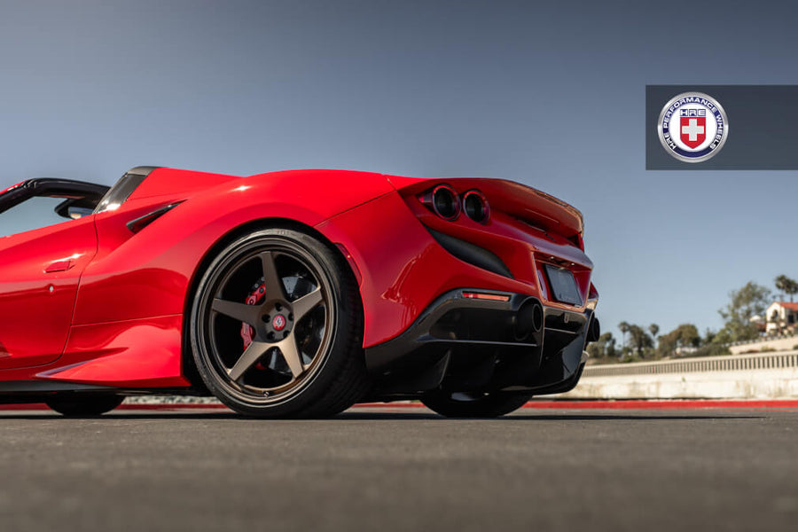 HRE 305 GTS forged wheel on Ferrari F8 Spider