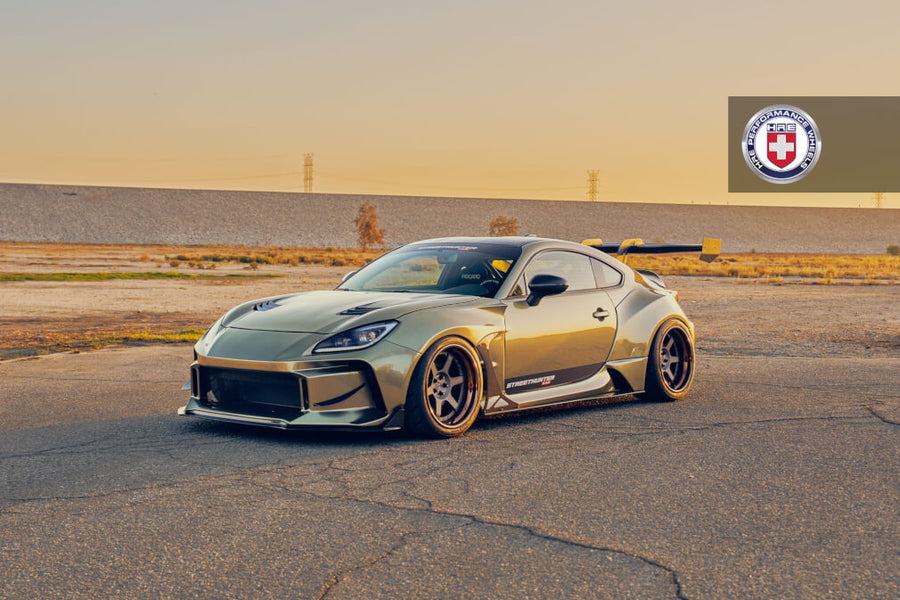 HRE C106 forged wheel on Subaru BRZ Widebody