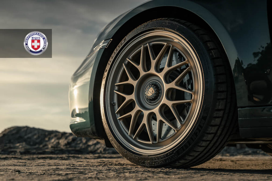 HRE 300 GTS forged wheel on Porsche 992 Targa GTS