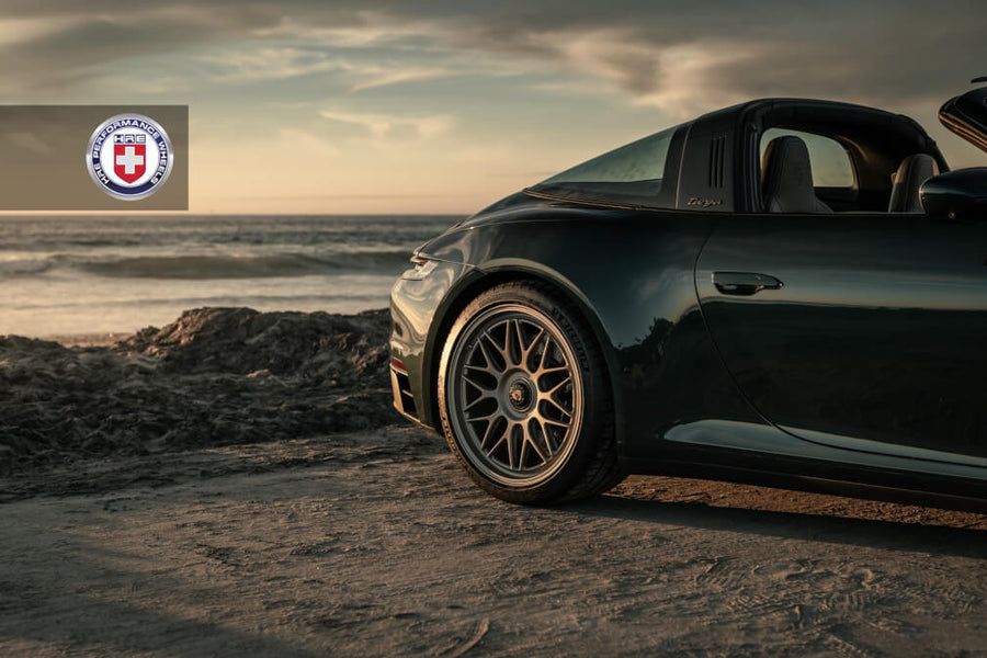 HRE 300 GTS forged wheel on Porsche 992 Targa GTS