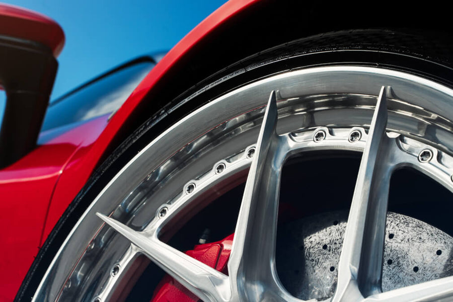 HRE S101SC forged wheel on Ferrari Sf90 Stradale Rosso Corsa