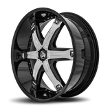 Diablo Fury FUR 24x10 +12mm Gloss Black