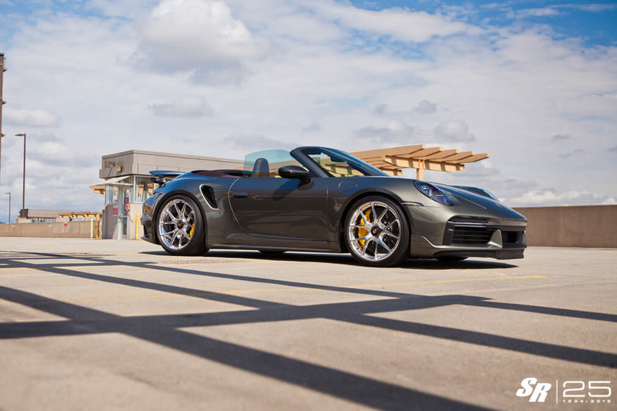 HRE P101 forged wheel on Porsche 992 Turbo Cabriolet