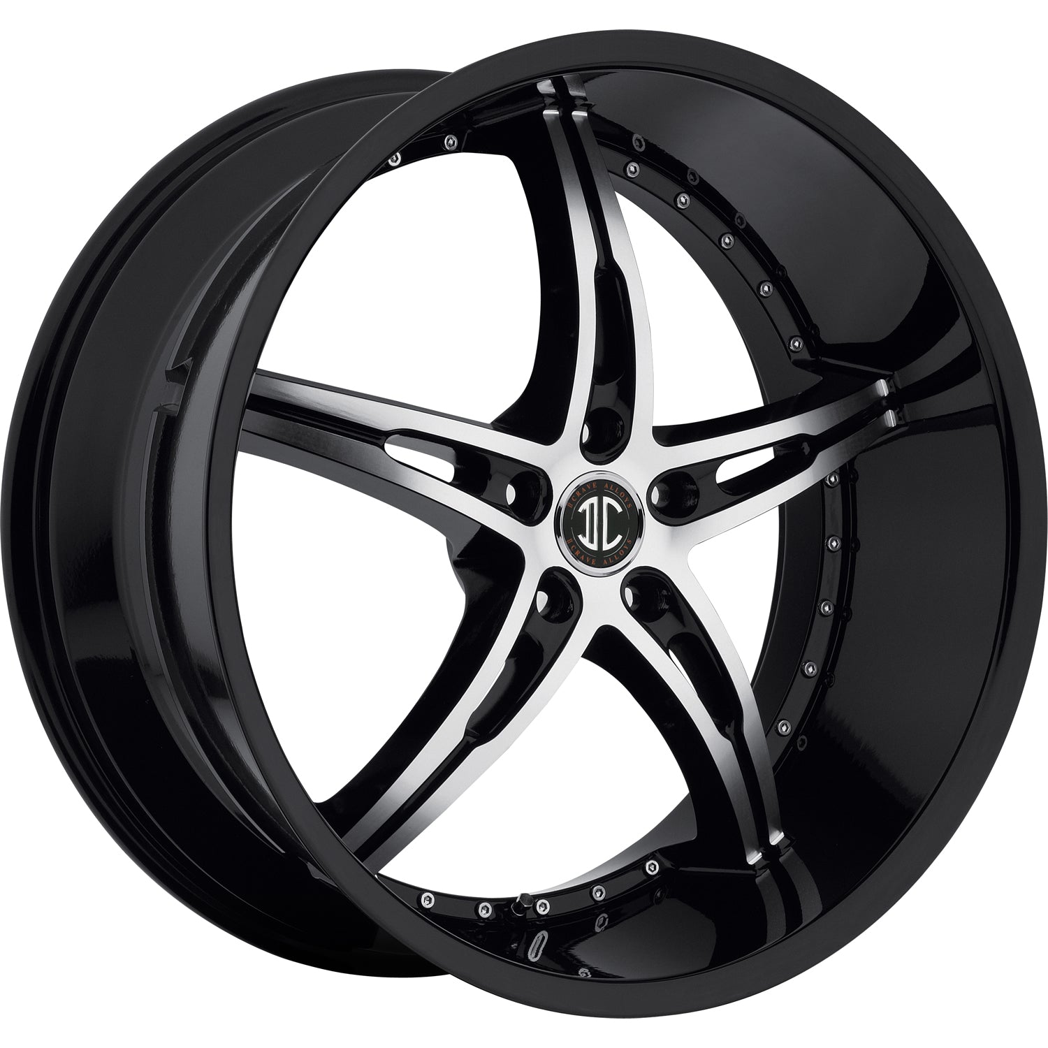 2Crave N14 Gloss Black with Machined Spoke Faces