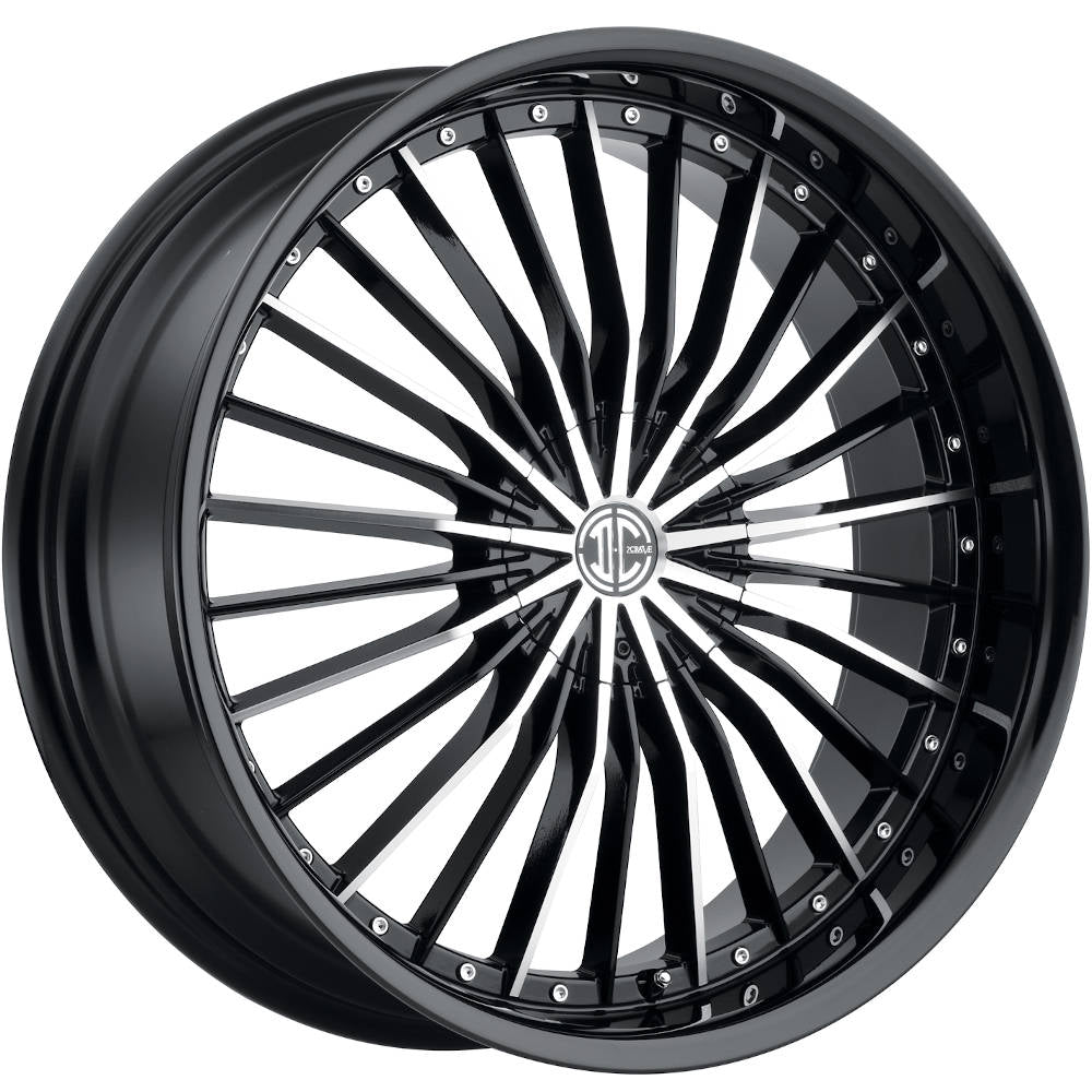 2Crave N26 Gloss Black with Machined Spoke Faces