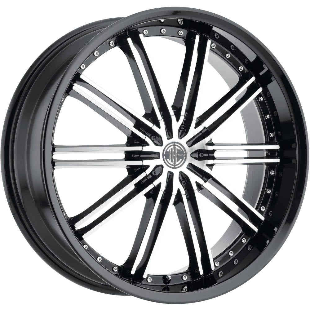 2Crave N53 Gloss Black with Machined Spoke Faces